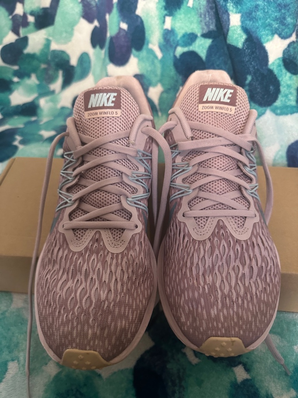 Nike Zoom Winflo 5 Women's Running Shoes - Dusty Pink